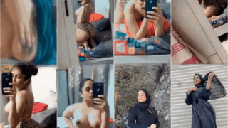 لبوه محجبة بتصور وهيا بتلعب فى بزازها وتغير هدومها لغاية الملط ( المشاهدين 26)