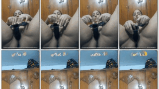 فلاحه ملفايا هايجانه رهيبة جايبه صناعي تفشخ بيه كسها